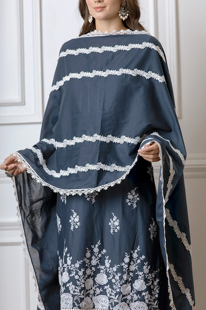 Amber Navy Kurta Set