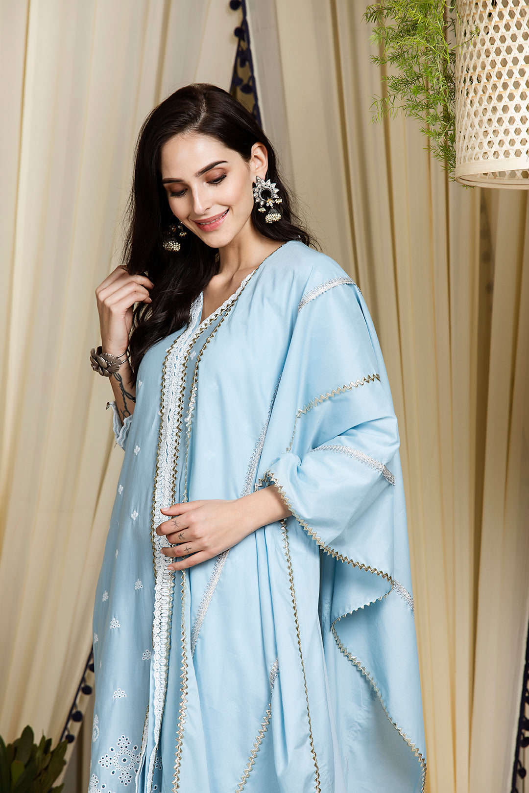 Ophelia Supima Cotton Kurta with Palazzo Set