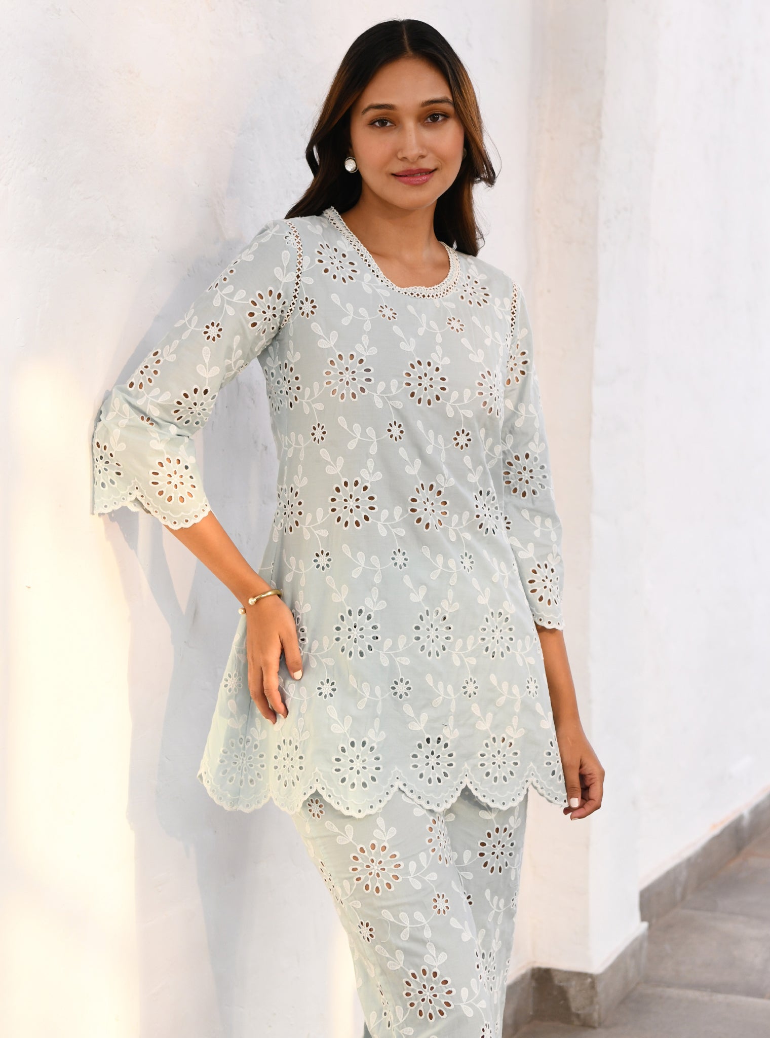 Myrtle Cotton Blue Co-ord Set