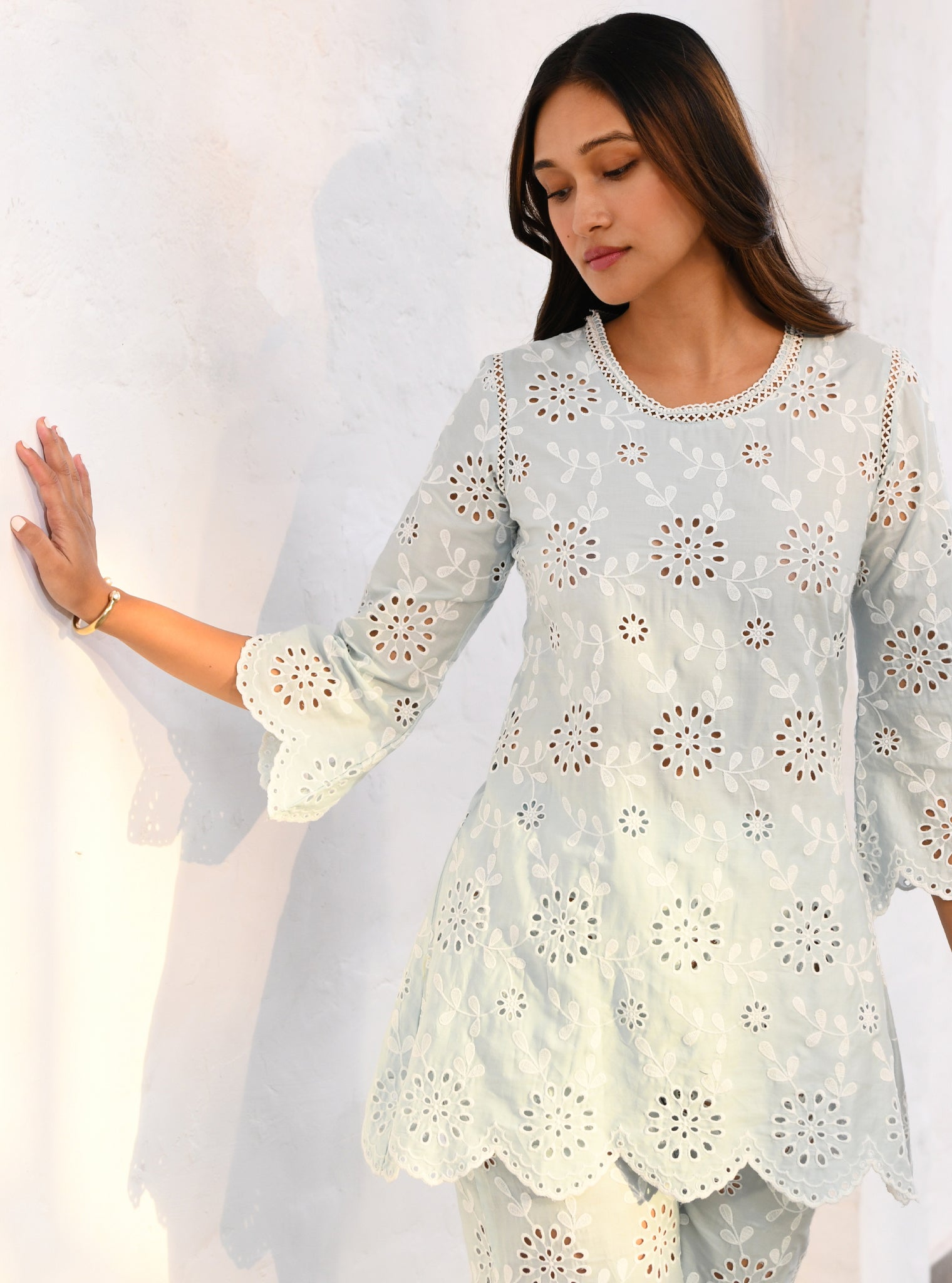 Myrtle Cotton Blue Co-ord Set