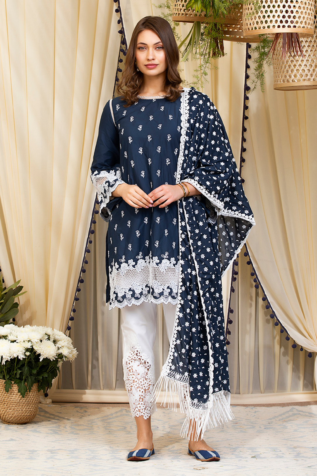 Nora Supima Cotton Kurta Set