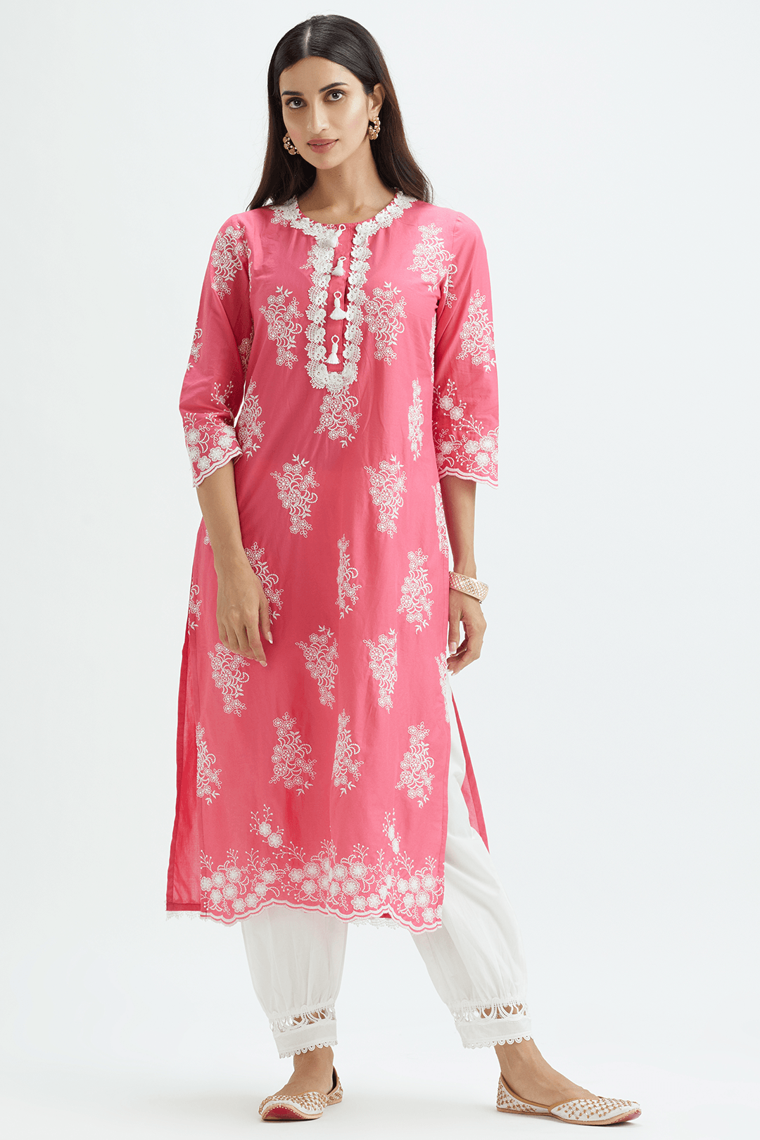 Mulmul Cotton PERLA KURTA With NEW HAREM PANT