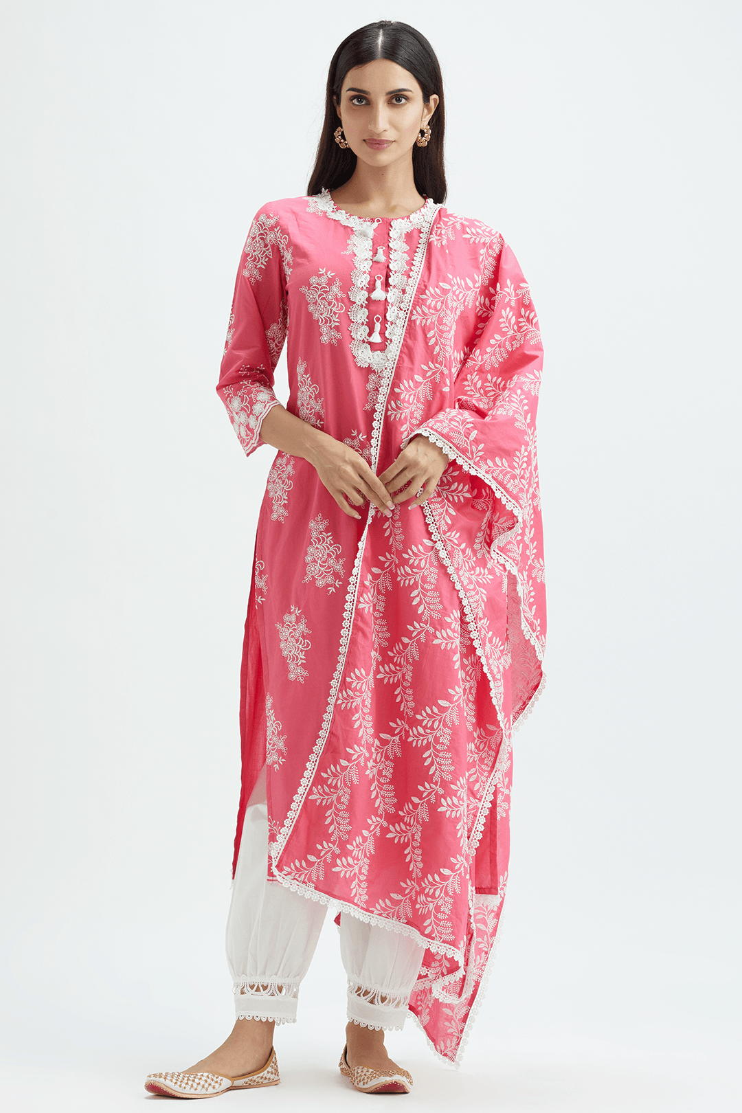 Mulmul Cotton PERLA KURTA With NEW HAREM PANT