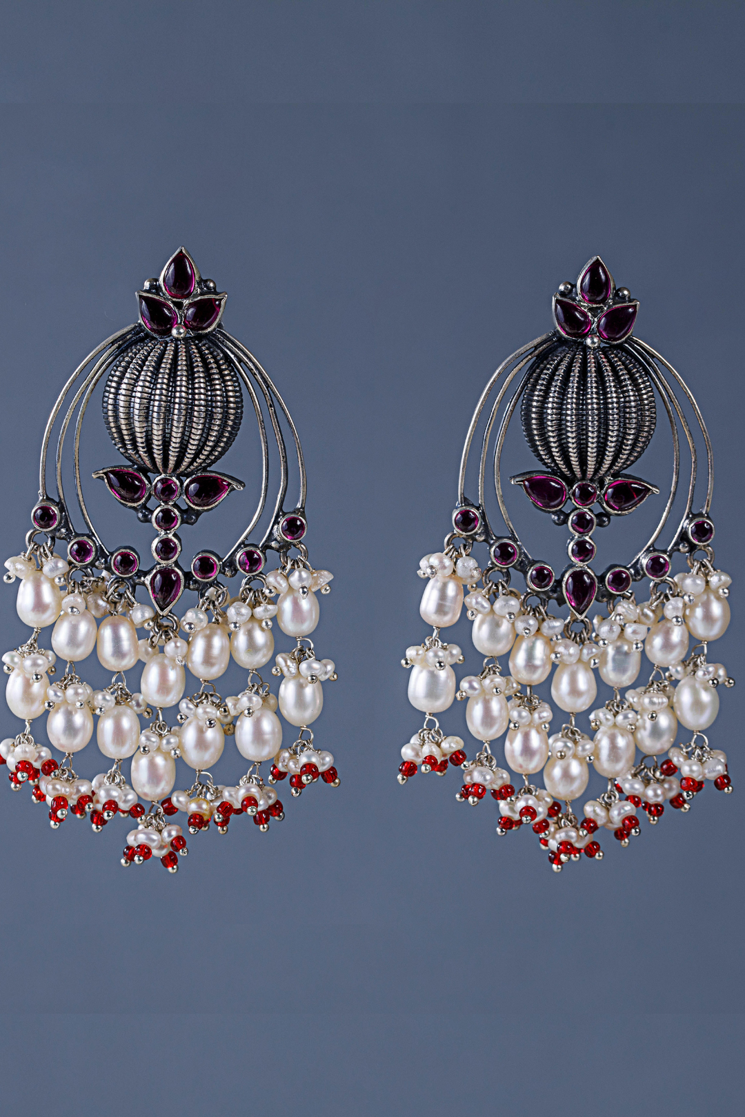 Pure Silver Ambrae Pearl Earrings