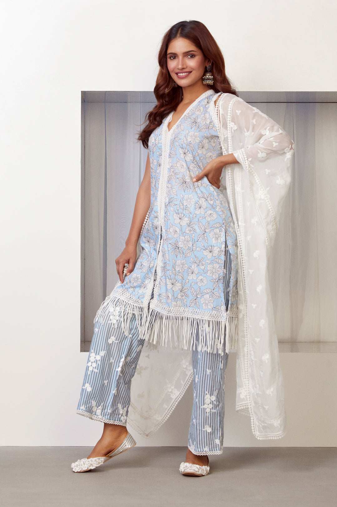 Mulmul Supima Cotton Salone Kurta