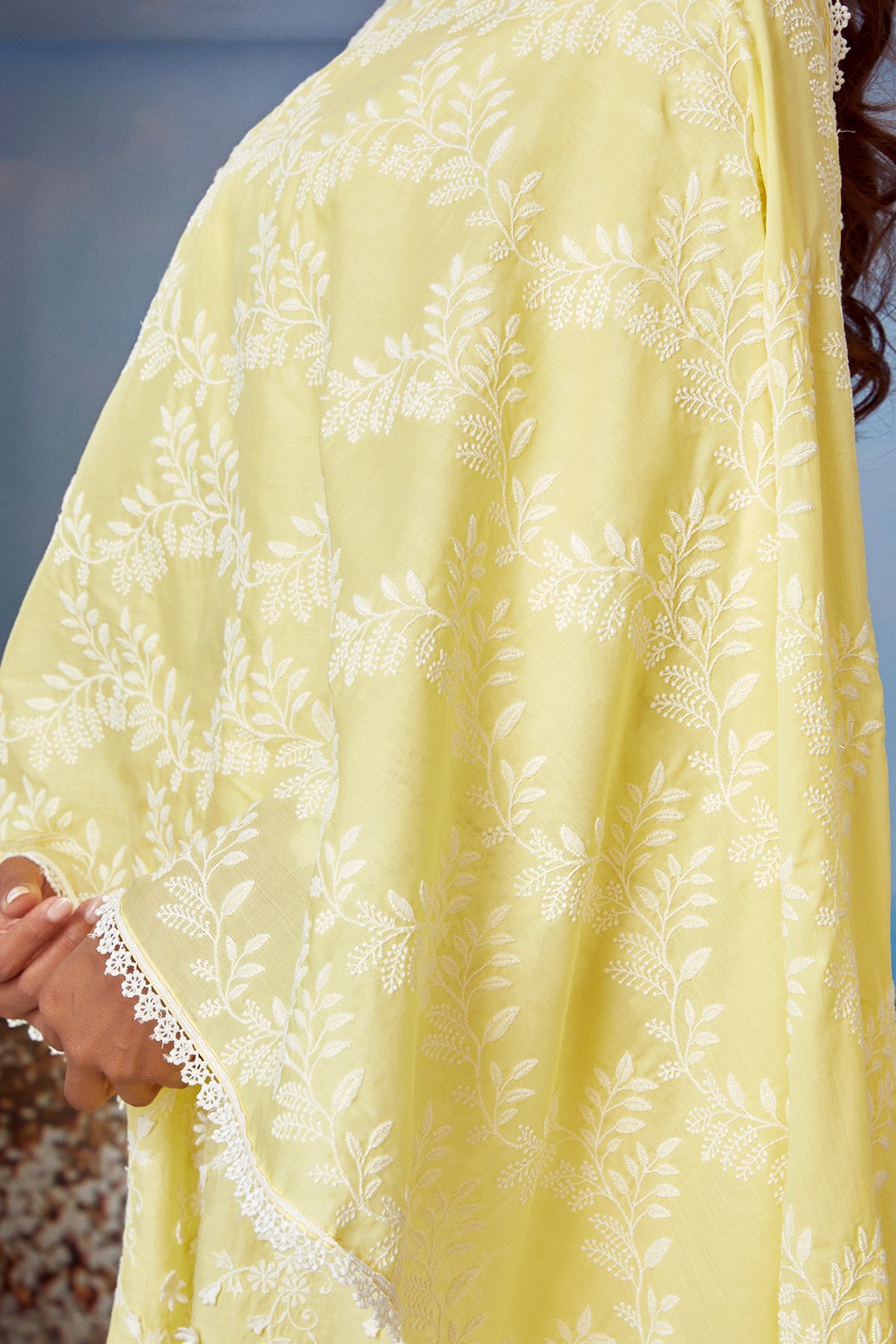 Baybreeze Supima Cotton Yellow Kurta Set