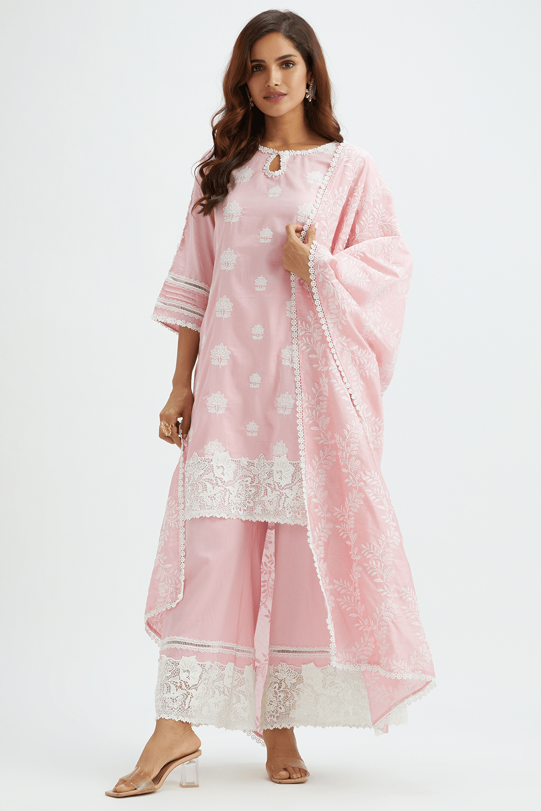 Mulmul PIMA SUNKISSED KURTA With SUNKISSED PALAZZO