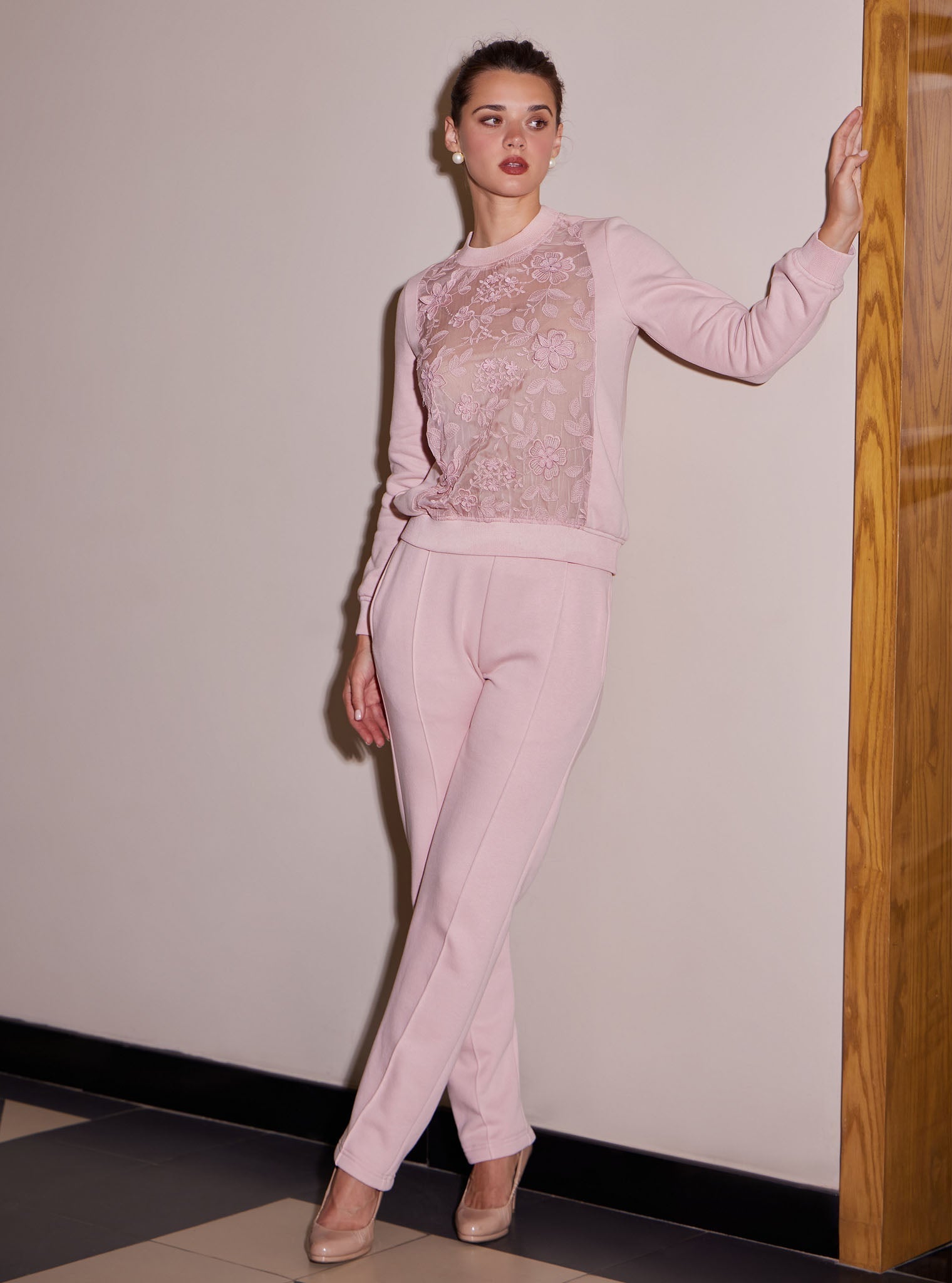 Nesoi Fleece Pink Top