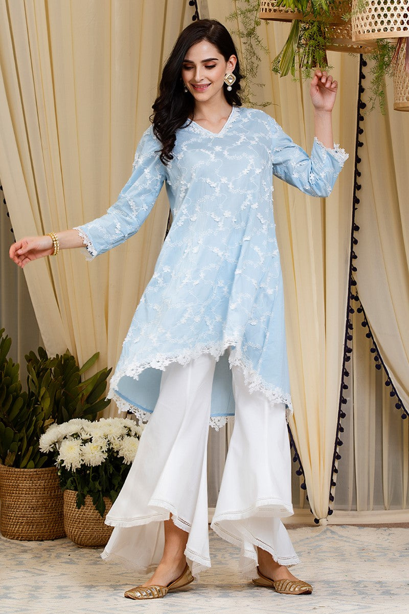 Jasmine kurta with new bellbottom