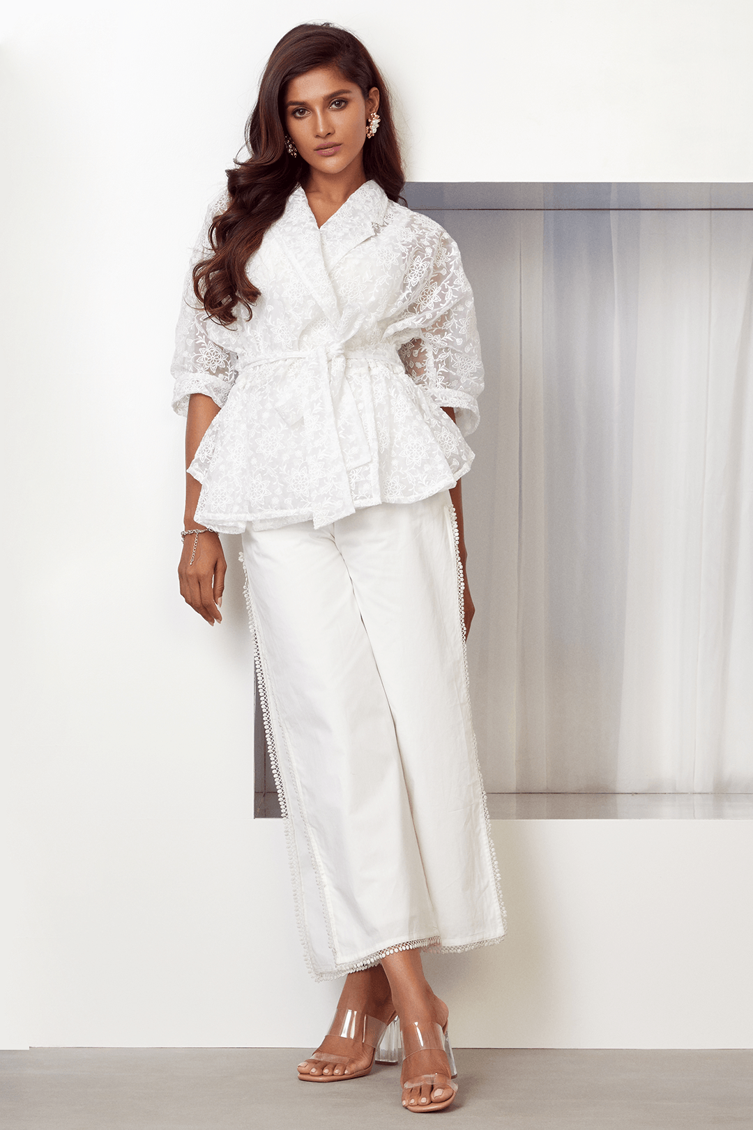 Celine Organza White Kimono