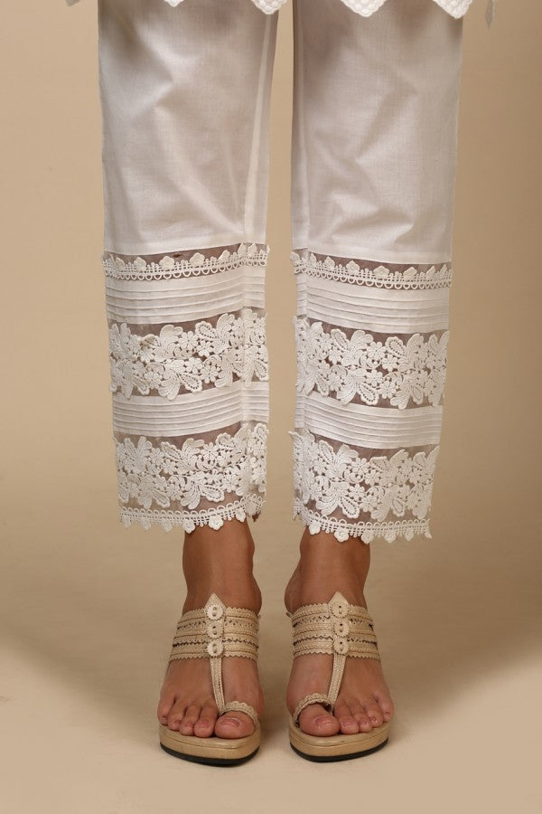 Pin Tuck Lace Pyajama