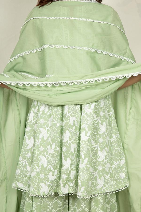Magnolia Kurta and Embroidered Sharara