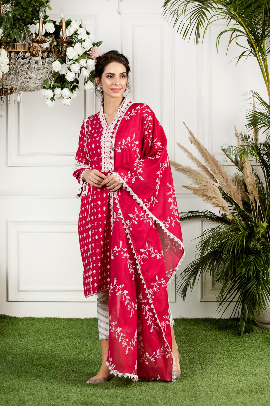 Embroidered Belchanderi Dupatta