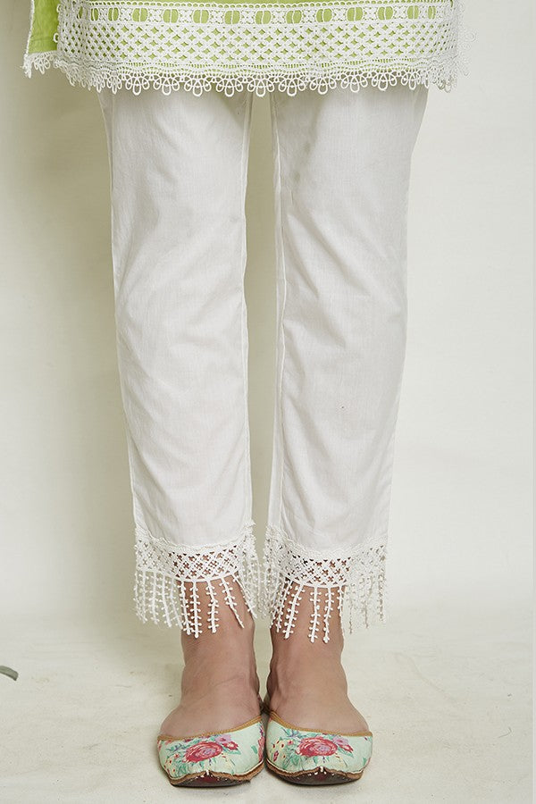 Fringe Pyajama (WHITE)