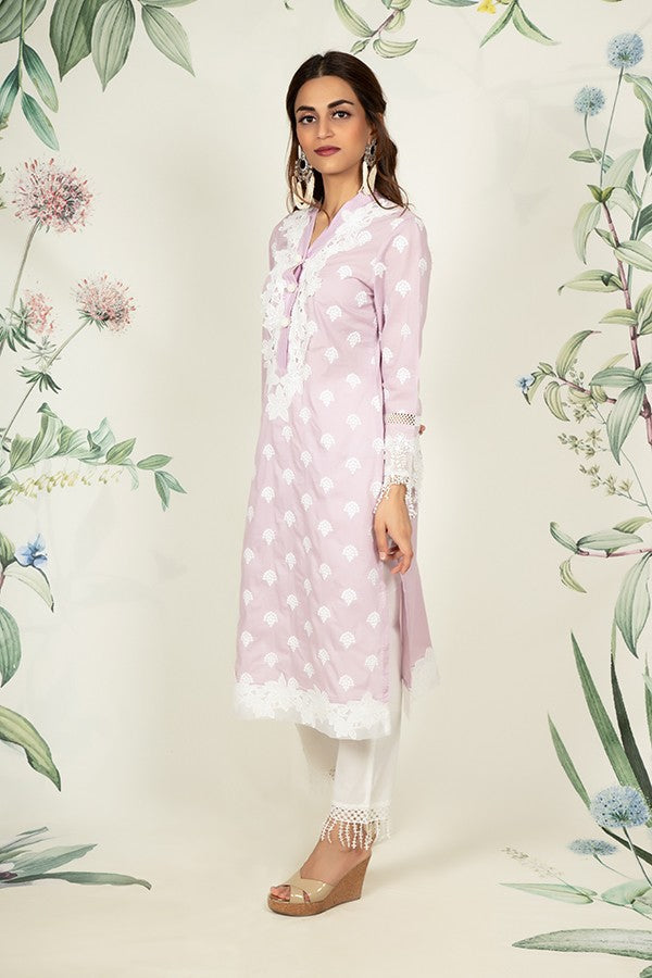 Heather Kurta and Fringe Pyajama