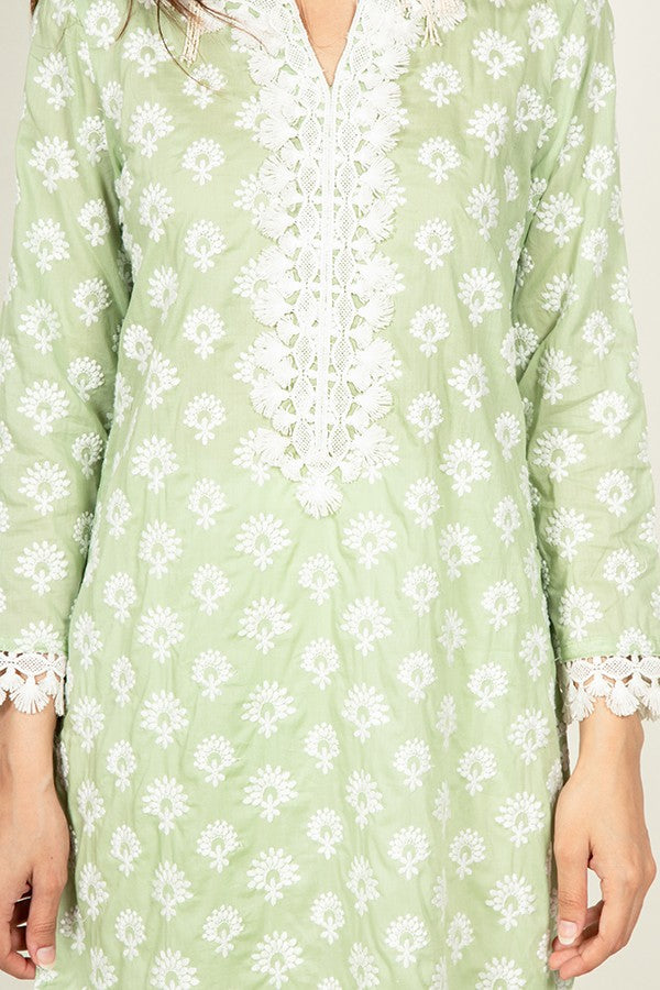 Holly Kurta Green and Dhoti Pyajama