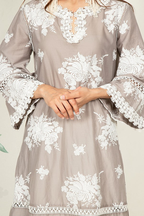 Sunflower Kurta and Bell Bottom